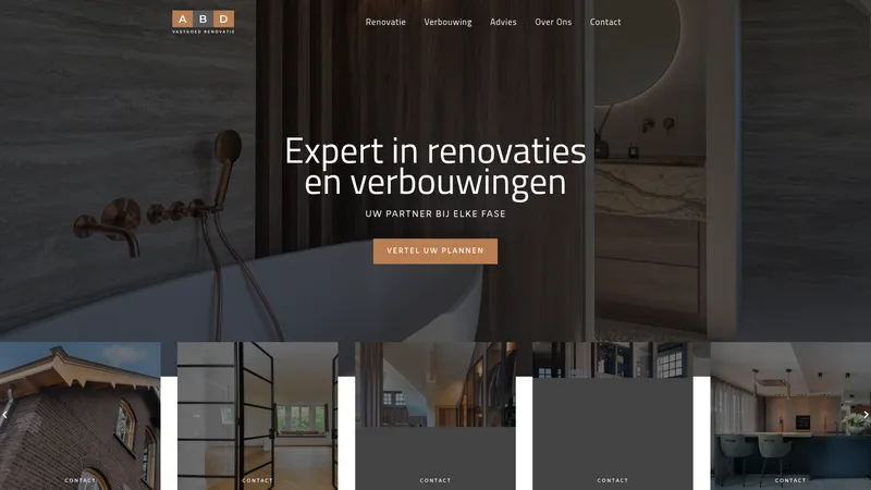 Website van ABD vastgoed