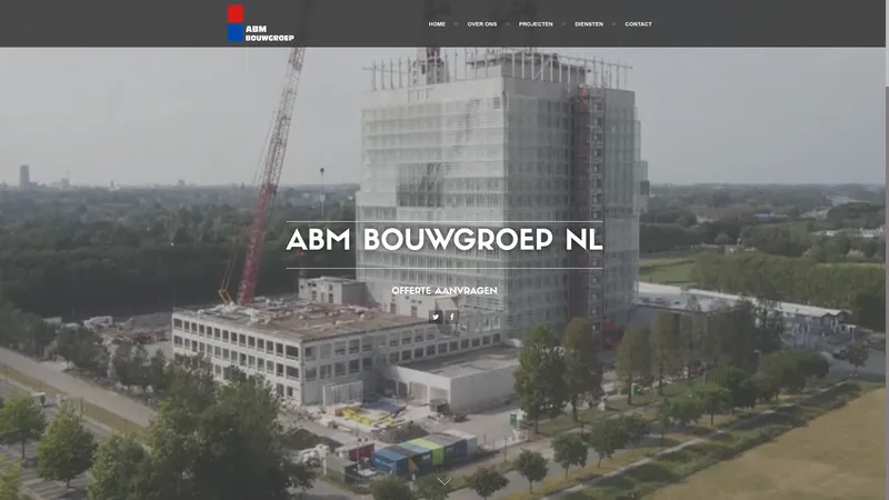 Website van ABM Groep