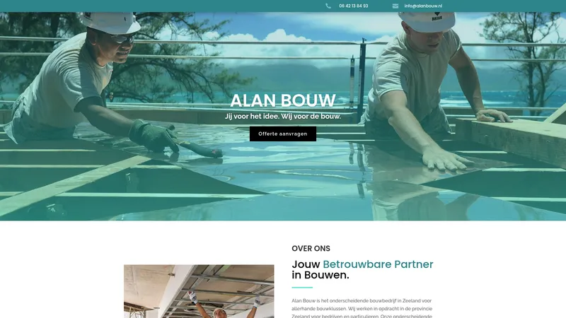 Website van Alan Bouw