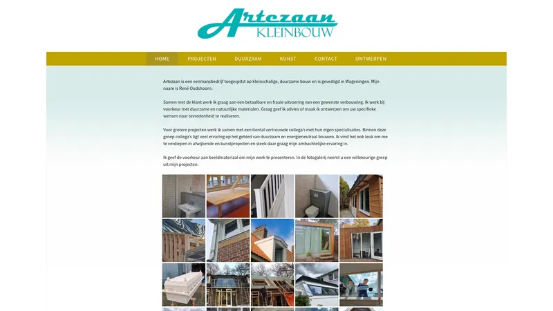 Website van Artezaan