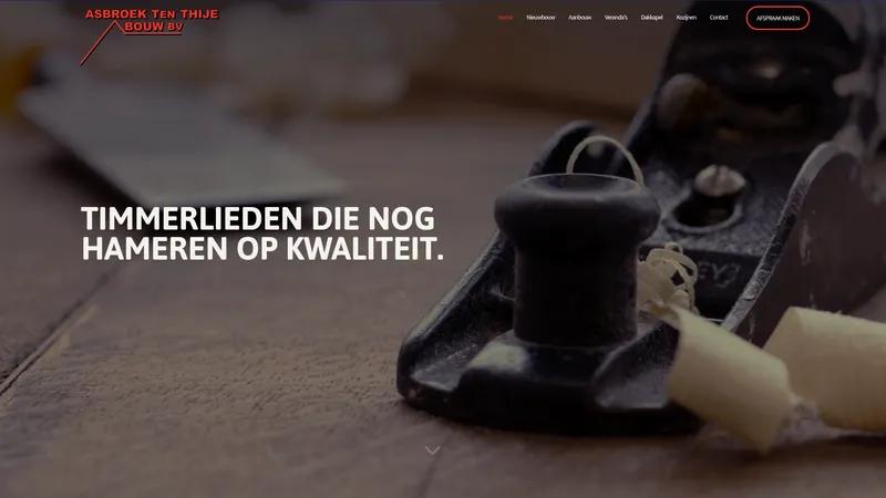 Website van ASBROEK TEN THIJE BOUW BV
