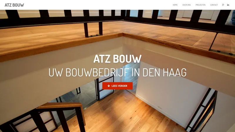 Website van ATZ Bouw BV