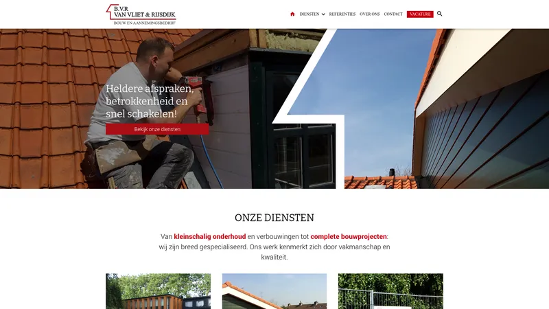 Website van B.V.R. van Vliet