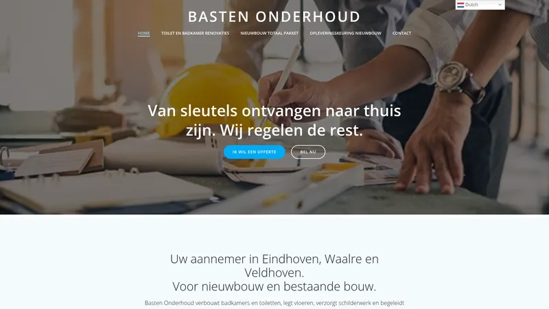 Website van Basten onderhoud