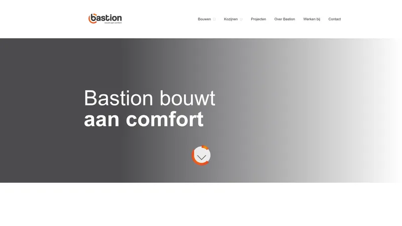 Website van Bouwbedrijf Bastion BV