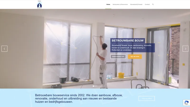 Website van Bouwbedrijf Michael Nowak