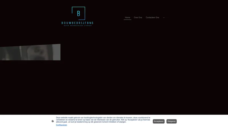 Website van BouwbedrijfBNS