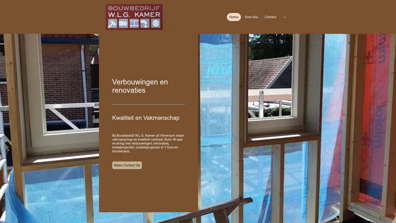 Website van Bouwbedrijfkamer