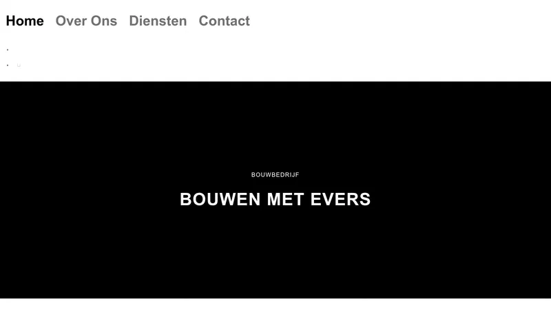 Website van Bouwen met Evers