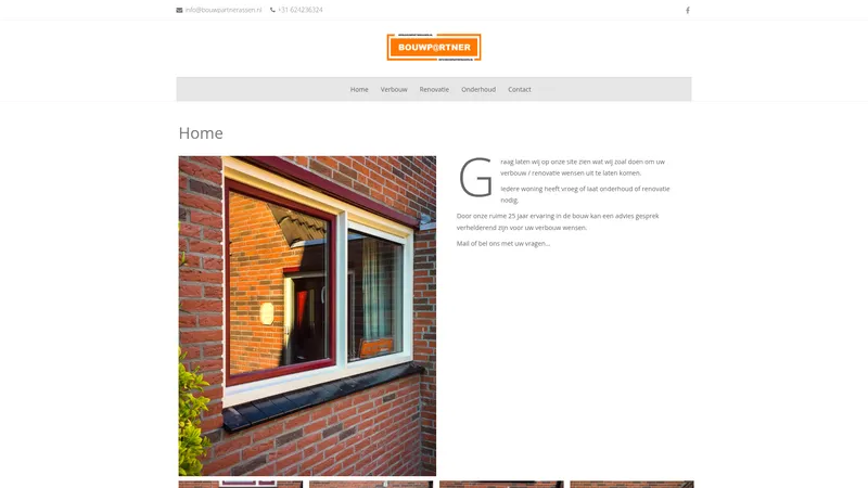 Website van Bouwpartner