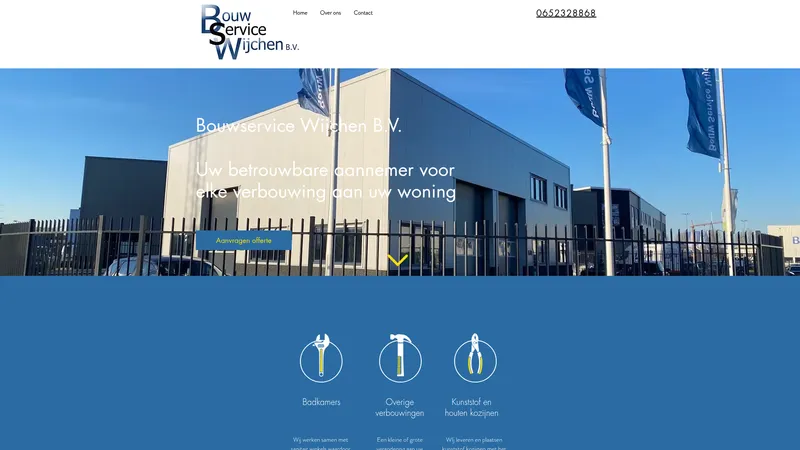 Website van Bouwservice Wijchen BV