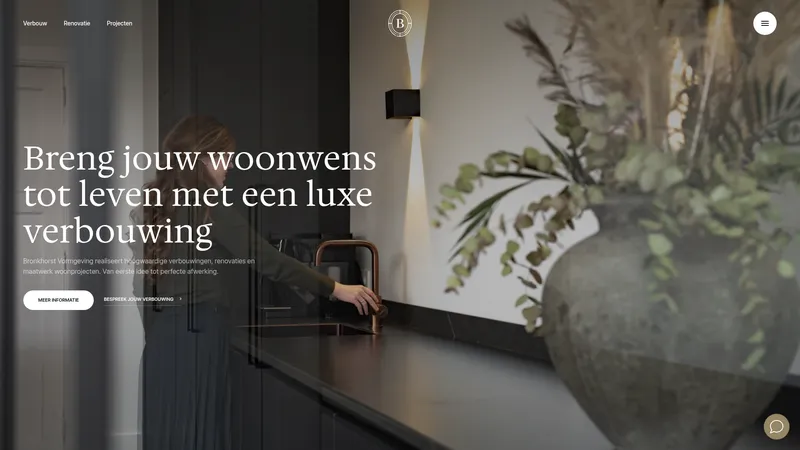 Website van Bronkhorst Vormgeving