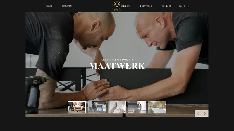 Website van built by sven