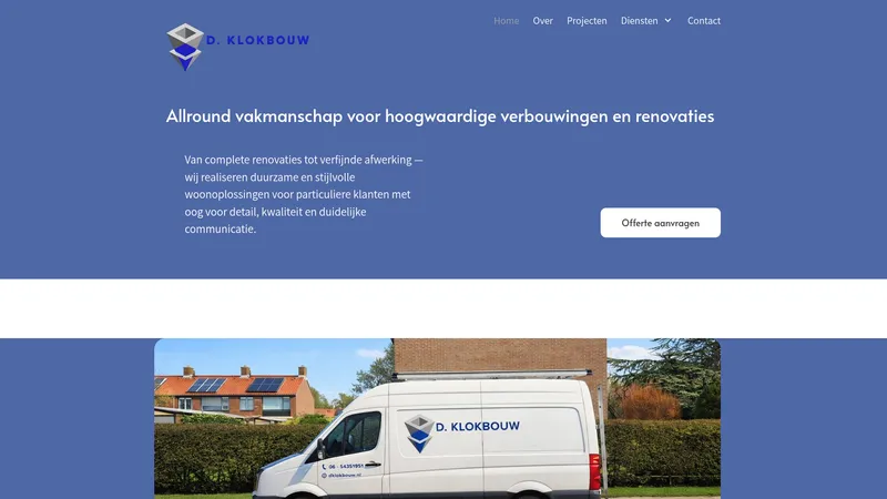 Website van D. Klokbouw