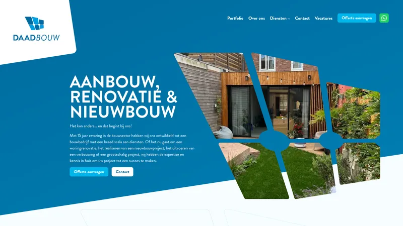 Website van Daad Bouw