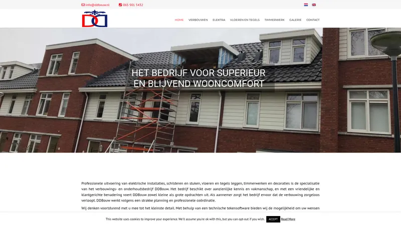 Website van DDBouw