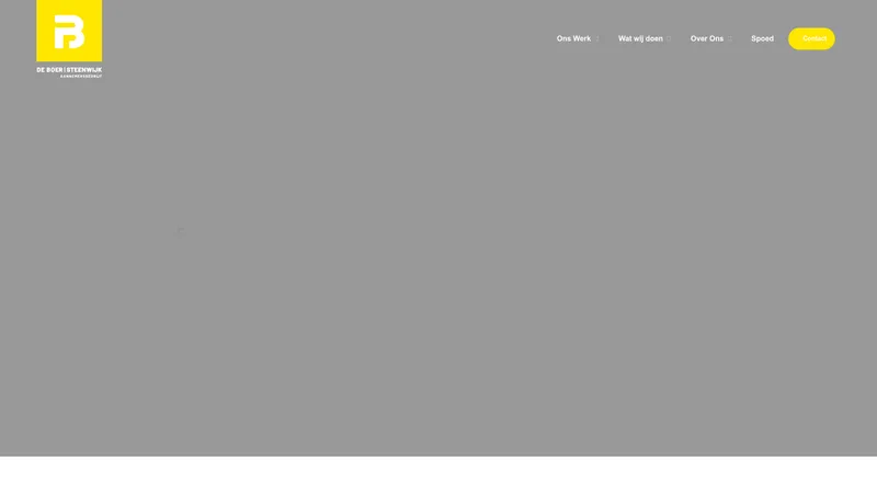 Website van De Boer Steenwijk B.V. | Aannemersbedrijf