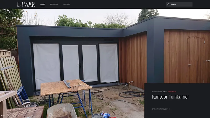 Website van Dimar B.V.