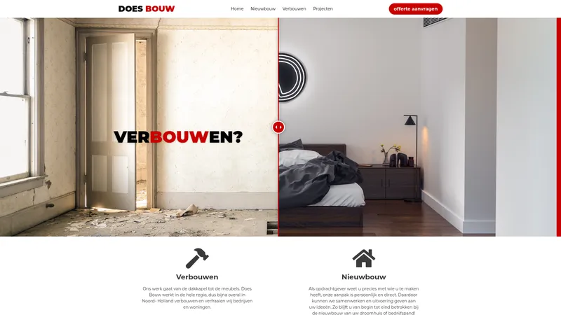 Website van DoesBouw