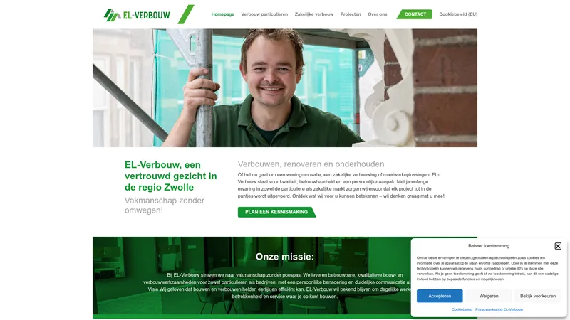 Website van E.L-Verbouw