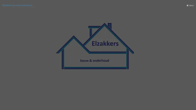 Website van Elzakkers bouw & Onderhoud