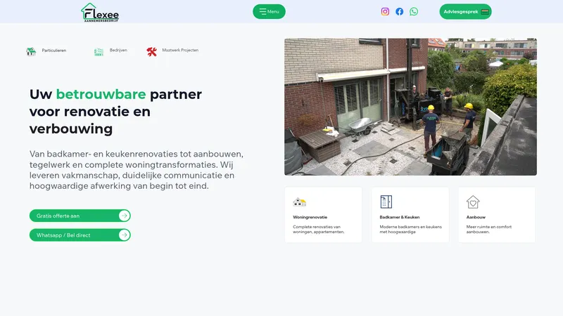 Website van Flexee