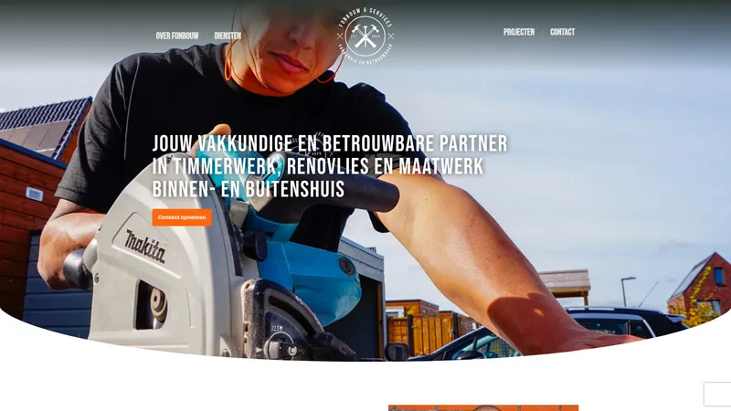 Website van FONBOUW&SERVICES