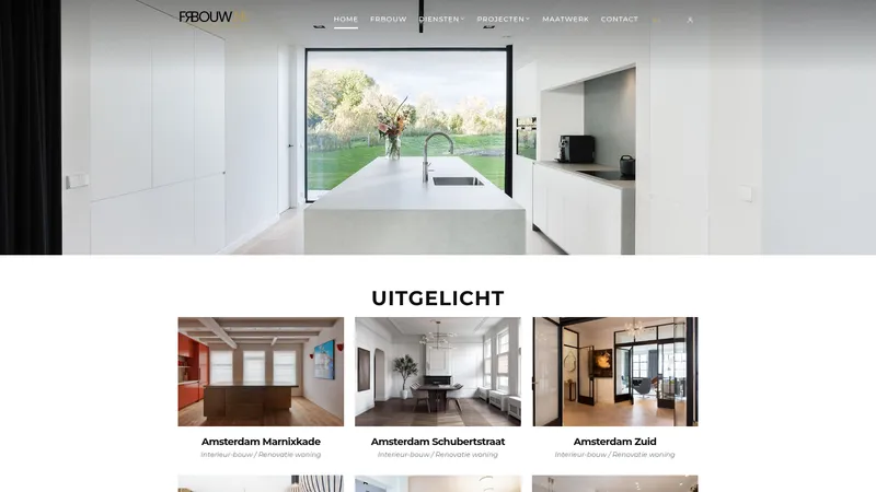 Website van FRBOUW