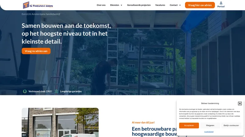 Website van G. Theuns & Zoon