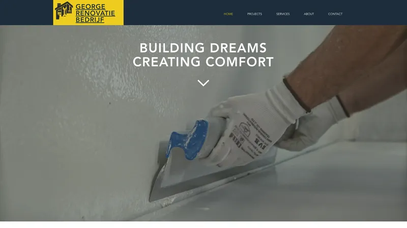 Website van GeorgeRenovatieBedrijf