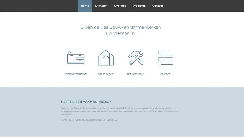 Website van gerben van de hee