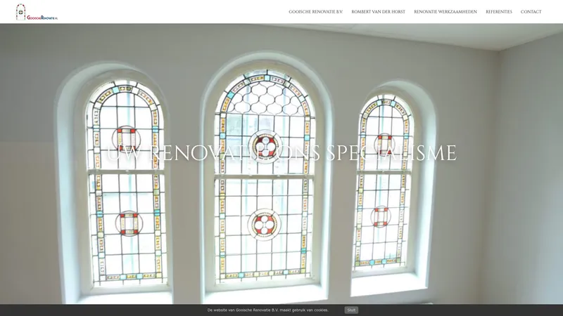 Website van Gooische Renovatie