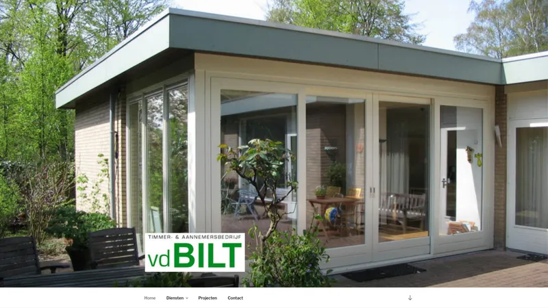 Website van H. van de Bilt Timmer- en Aannemersbedrijf