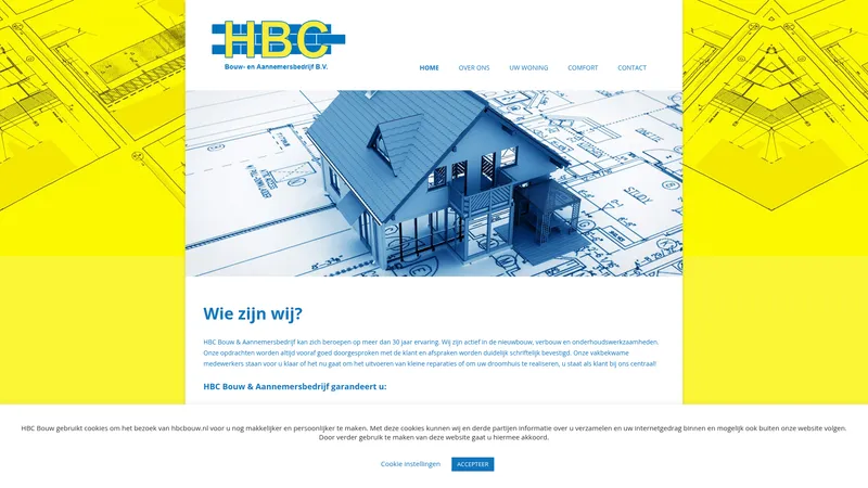 Website van HBC Cuijk B.V.
