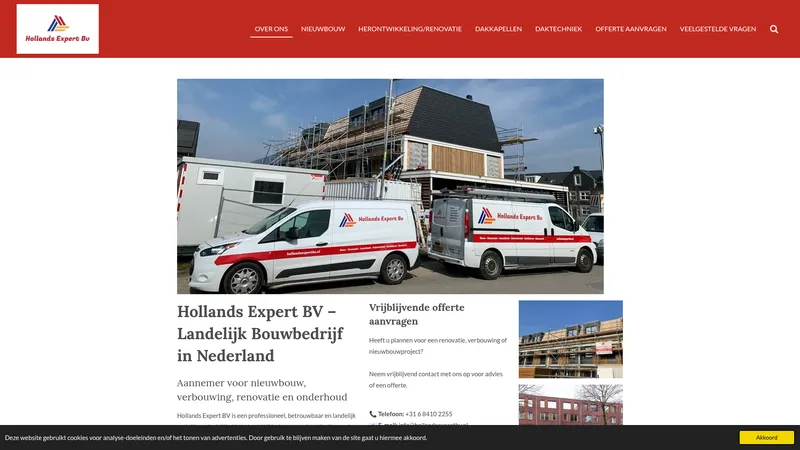 Website van Hollands