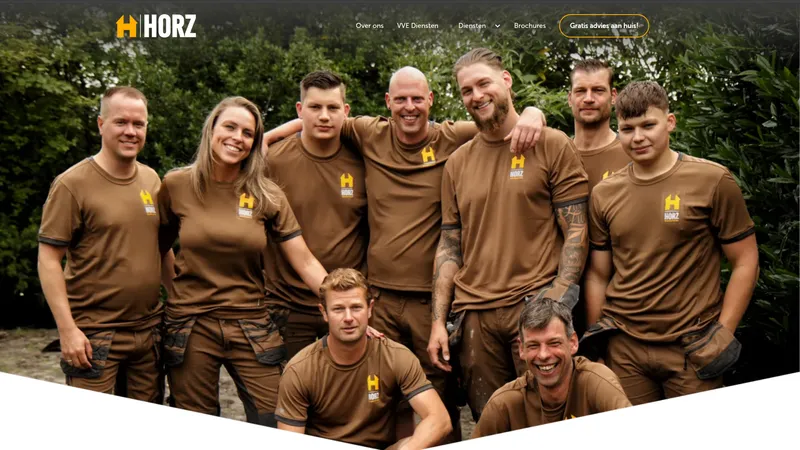 Website van HORZ