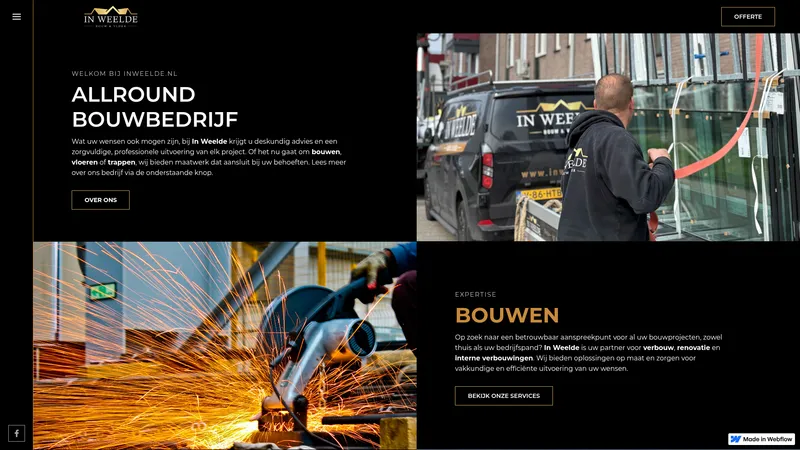 Website van In Weelde