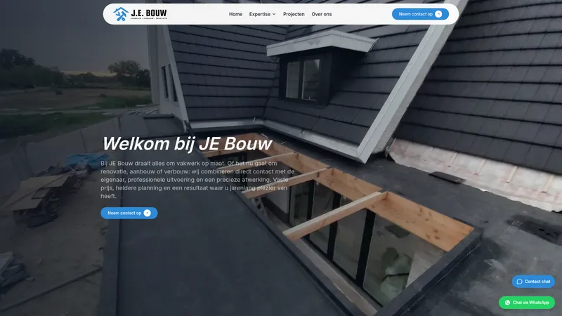 Website van J.E.Bouw