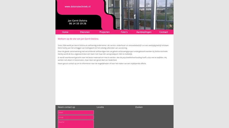 Website van J.G. Dolstra