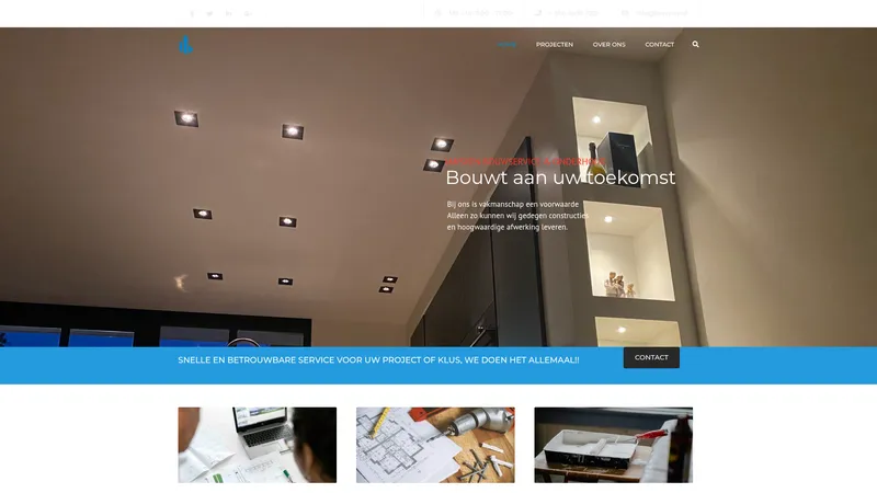 Website van Jansven bouwservice jansven Betonboringen