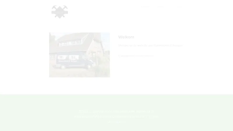 Website van Klussenbedrijf Dongen