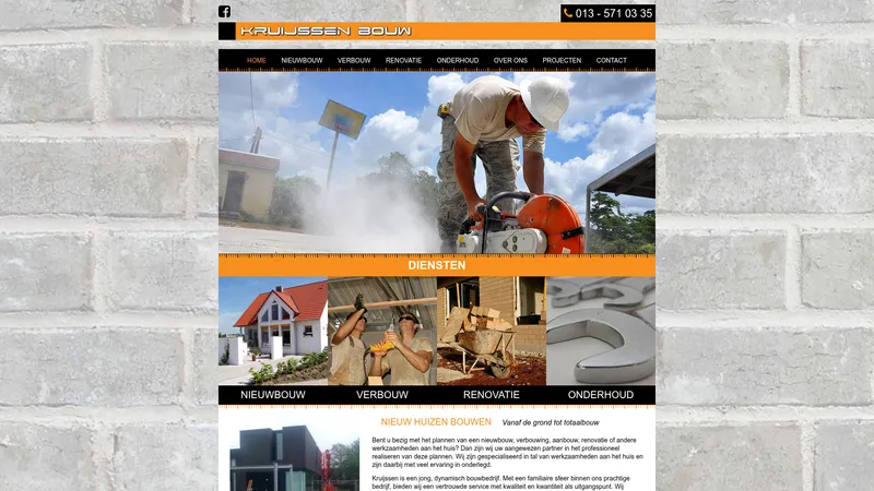 Website van Kruijssenbouw B.V.