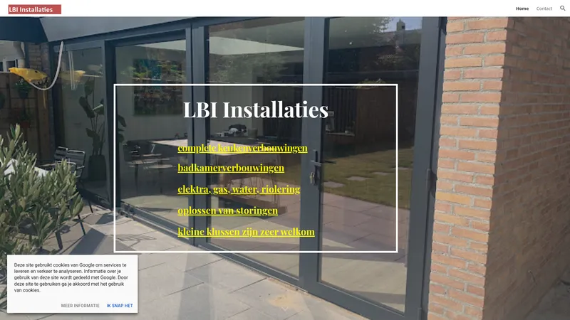 Website van LBI Installaties