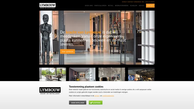 Website van Lymbouw BV
