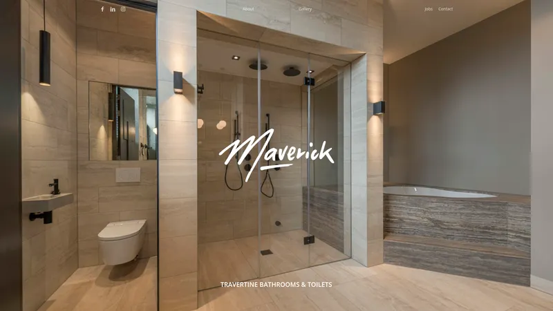 Website van Maverick Bouwbedrijf Bv