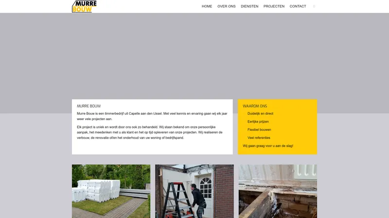 Website van Murrebouw Capelle aan den IJssel