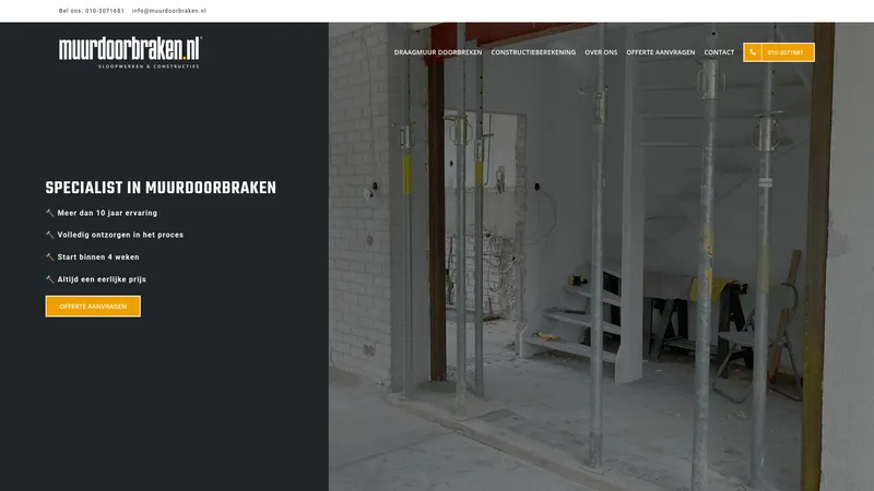 Website van Muurdoorbraken