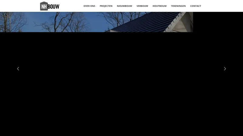 Website van NH bouw