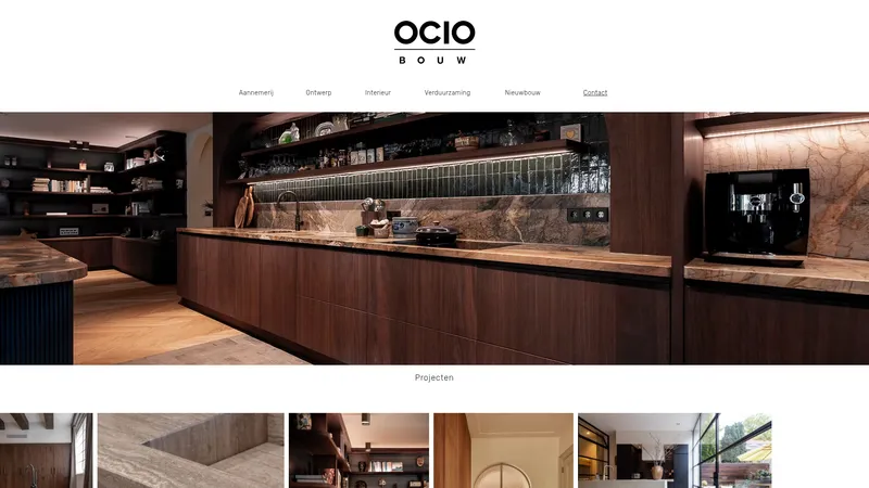 Website van OCIO Bouw