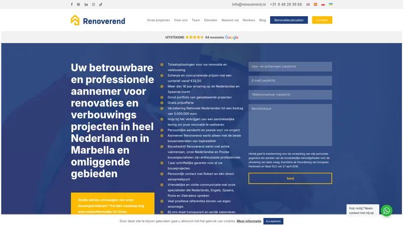 Website van Renoverend